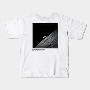 Nasa Photography - View From The Moon Kids T-Shirt